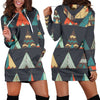 Tribal Native American Tent Aztec Women Hoodie Dress