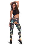 Tribal Native American Tent Aztec Women Leggings