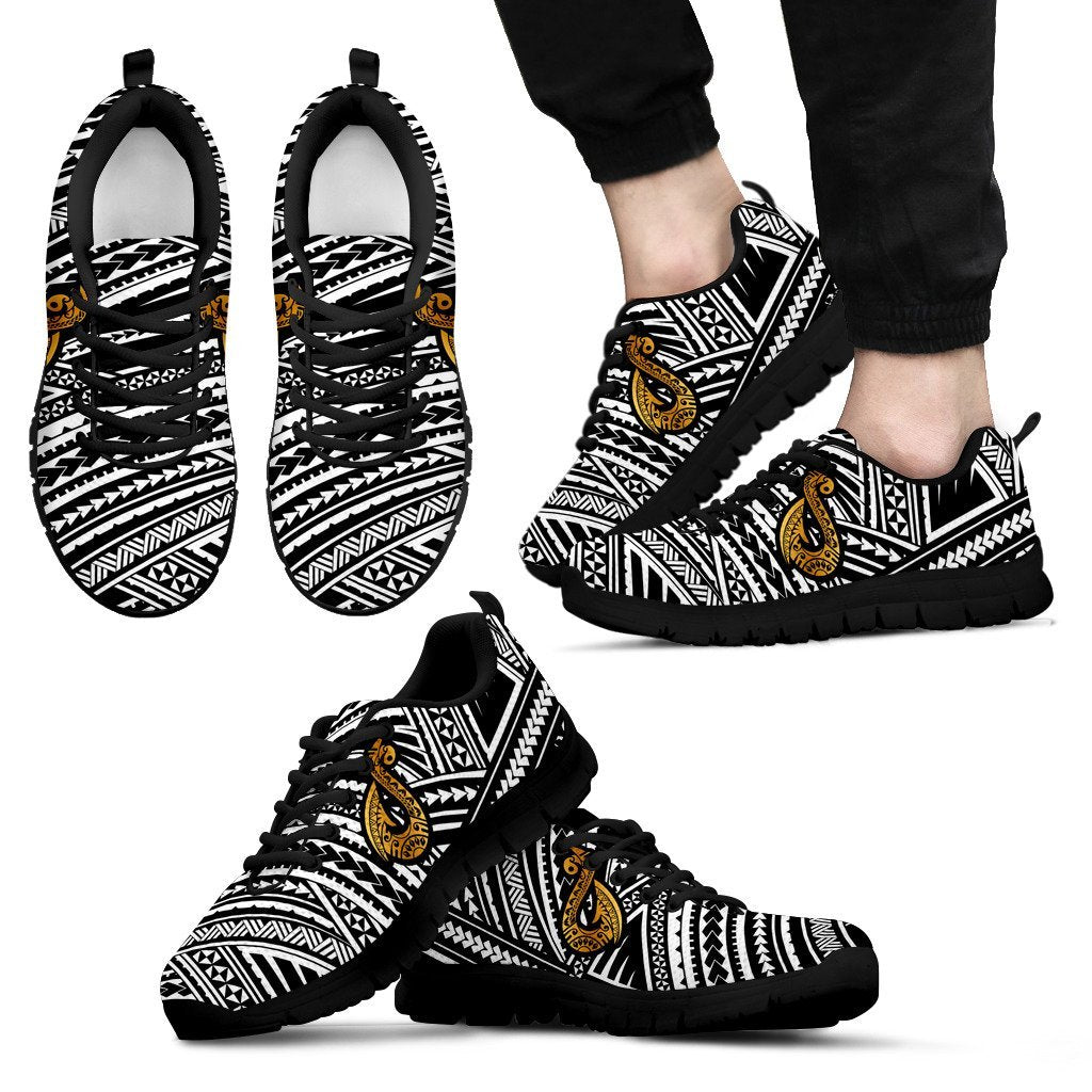 Tribal Polynesian Hawaiian Fish Hook Men Sneakers