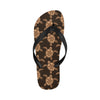 Tribal Sea Turtle Pattern Print Design T09 Flip Flops-JorJune