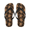 Tribal Sea Turtle Pattern Print Design T09 Flip Flops-JorJune