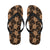 Tribal Sea Turtle Pattern Print Design T09 Flip Flops-JorJune