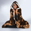 Tribal Sea Turtle Pattern Print Design T09 Hooded Blanket-JORJUNE.COM