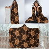 Tribal Sea Turtle Pattern Print Design T09 Hooded Blanket-JORJUNE.COM