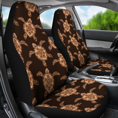 Tribal Sea Turtle Pattern Print Design T09 Universal Fit Car Seat Covers-JorJune