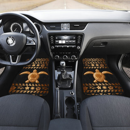 Tribal Sea turtle Polynesian Hawaiian Car Floor Mats