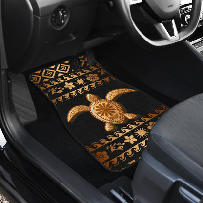Tribal Sea turtle Polynesian Hawaiian Car Floor Mats