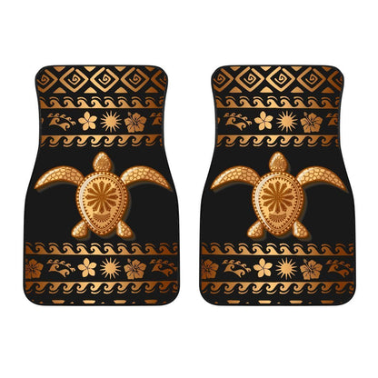 Tribal Sea turtle Polynesian Hawaiian Car Floor Mats