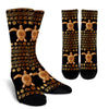 Tribal Sea turtle Polynesian Hawaiian Crew Socks