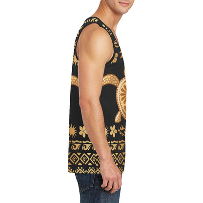 Tribal Sea turtle Polynesian Hawaiian Men Tank Top