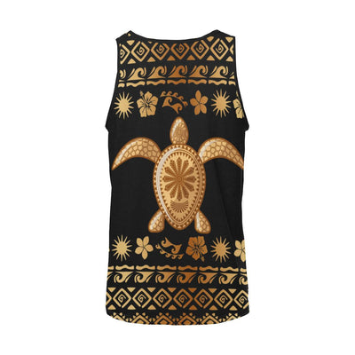 Tribal Sea turtle Polynesian Hawaiian Men Tank Top