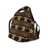 Tribal Sea turtle Polynesian Hawaiian Neoprene Lunch Bag-JorJune