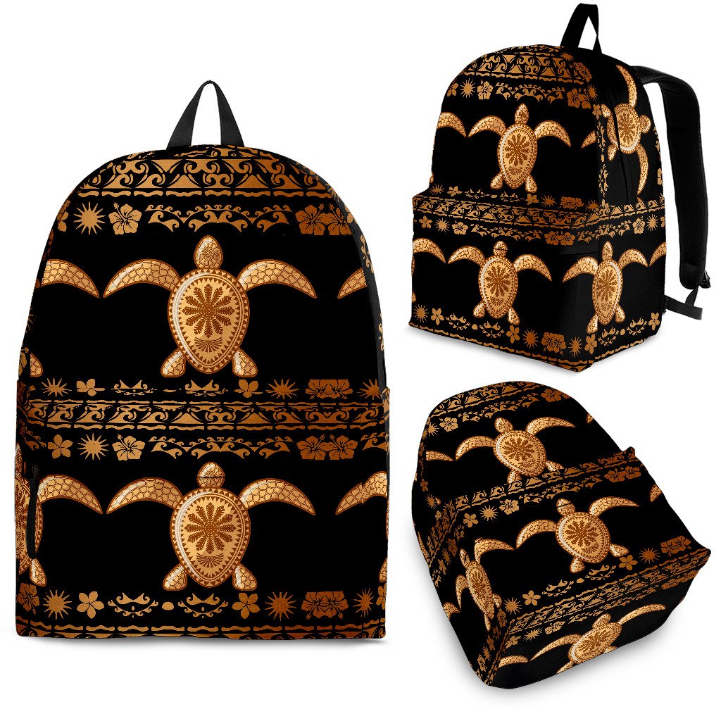 Tribal Sea Turtle Polynesian Hawaiian Premium Backpack