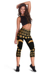 Tribal Sea Turtle Polynesian Hawaiian Women Capris