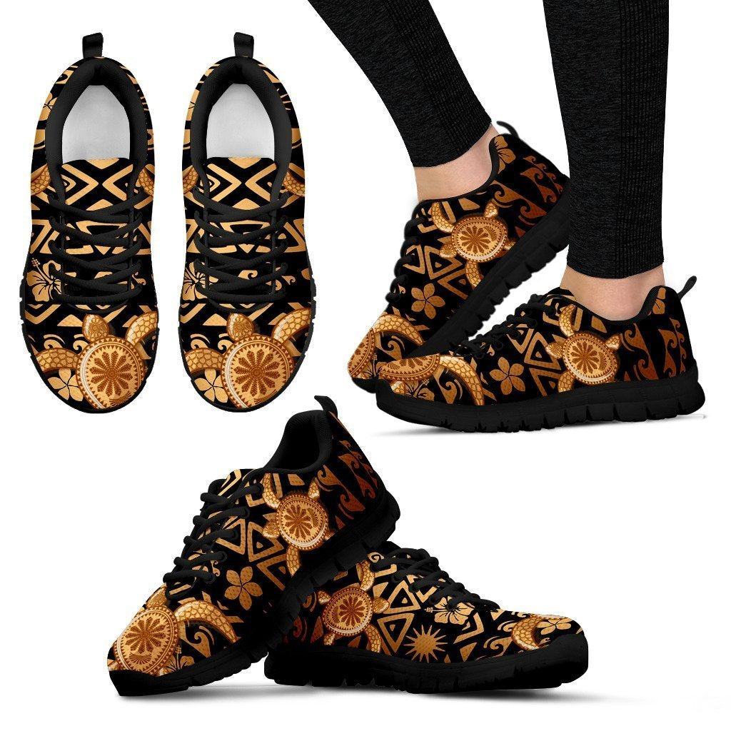 Tribal Sea turtle Polynesian Hawaiian Women Sneakers