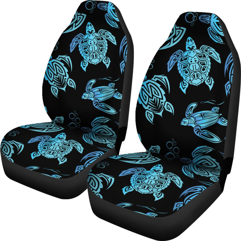 Tribal Turtle Polynesian Themed Design Universal Fit Car Seat Covers-JorJune