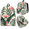 Tropical Flower Palm Leaves Premium Backpack