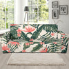 Tropical Flower Palm Leaves Sofa Slipcover-JORJUNE.COM