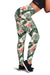 Tropical Flower Palm Leaves Women Leggings