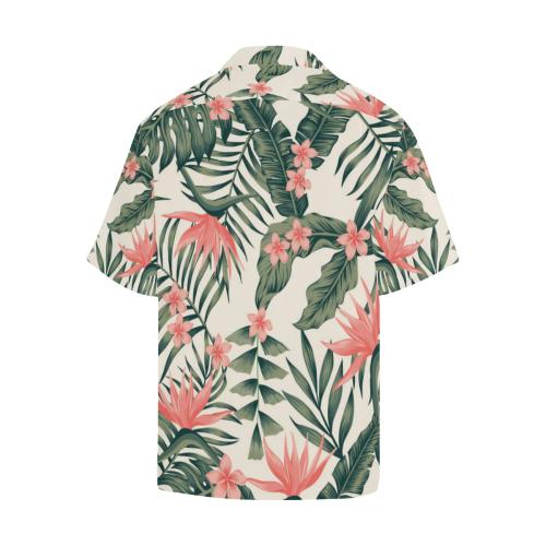 Tropical Flower Palm Men Hawaiian Shirt