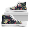Tropical Flower Pattern Men High Top Shoes