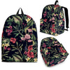 Tropical Flower Pattern Premium Backpack