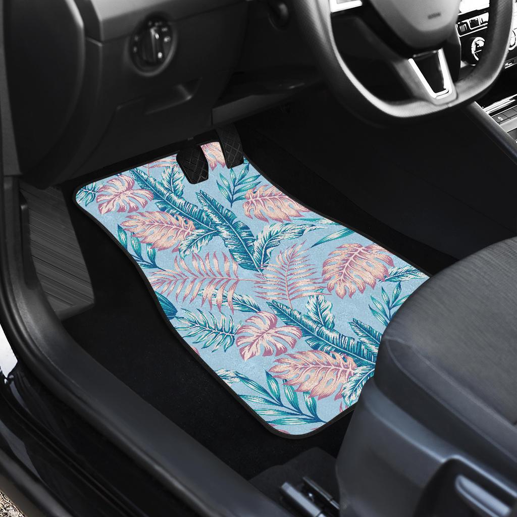 Tropical Flower Pattern Print Design TF01 Car Floor Mats-JORJUNE.COM