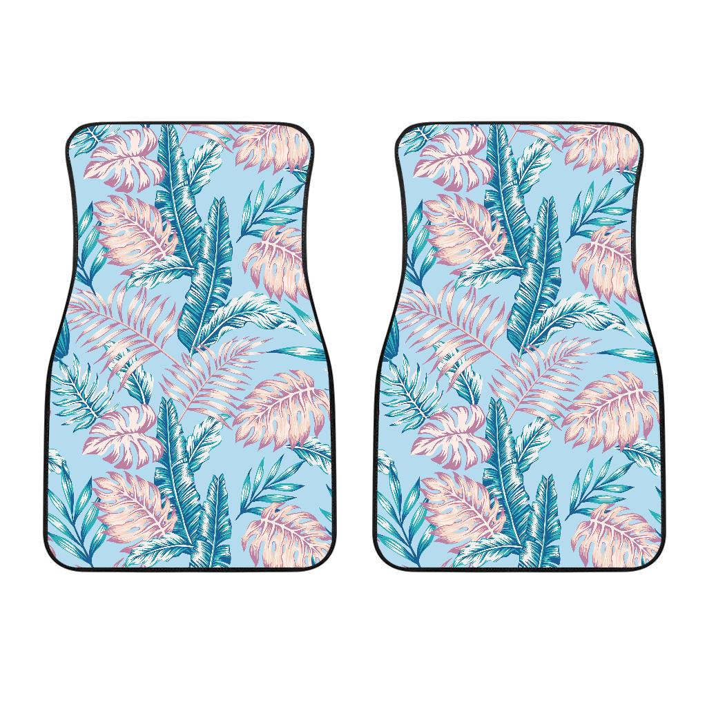 Tropical Flower Pattern Print Design TF01 Car Floor Mats-JORJUNE.COM