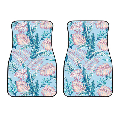 Tropical Flower Pattern Print Design TF01 Car Floor Mats-JORJUNE.COM
