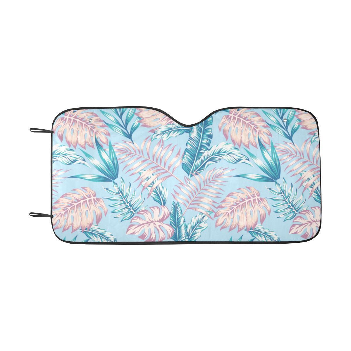 Tropical Flower Pattern Print Design TF01 Car Sun Shade-JorJune