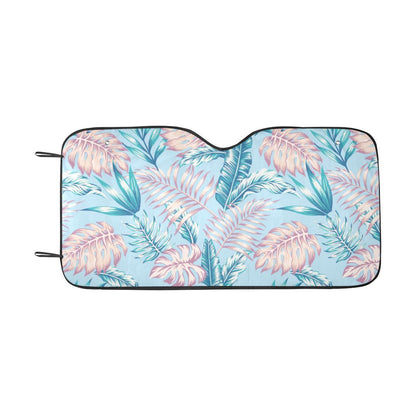 Tropical Flower Pattern Print Design TF01 Car Sun Shade-JorJune