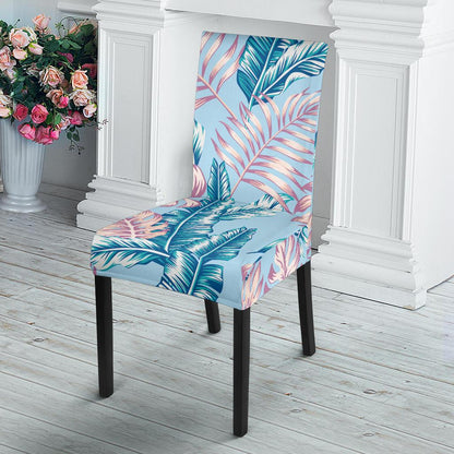 Tropical Flower Pattern Print Design TF01 Dining Chair Slipcover-JORJUNE.COM