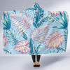 Tropical Flower Pattern Print Design TF01 Hooded Blanket-JORJUNE.COM