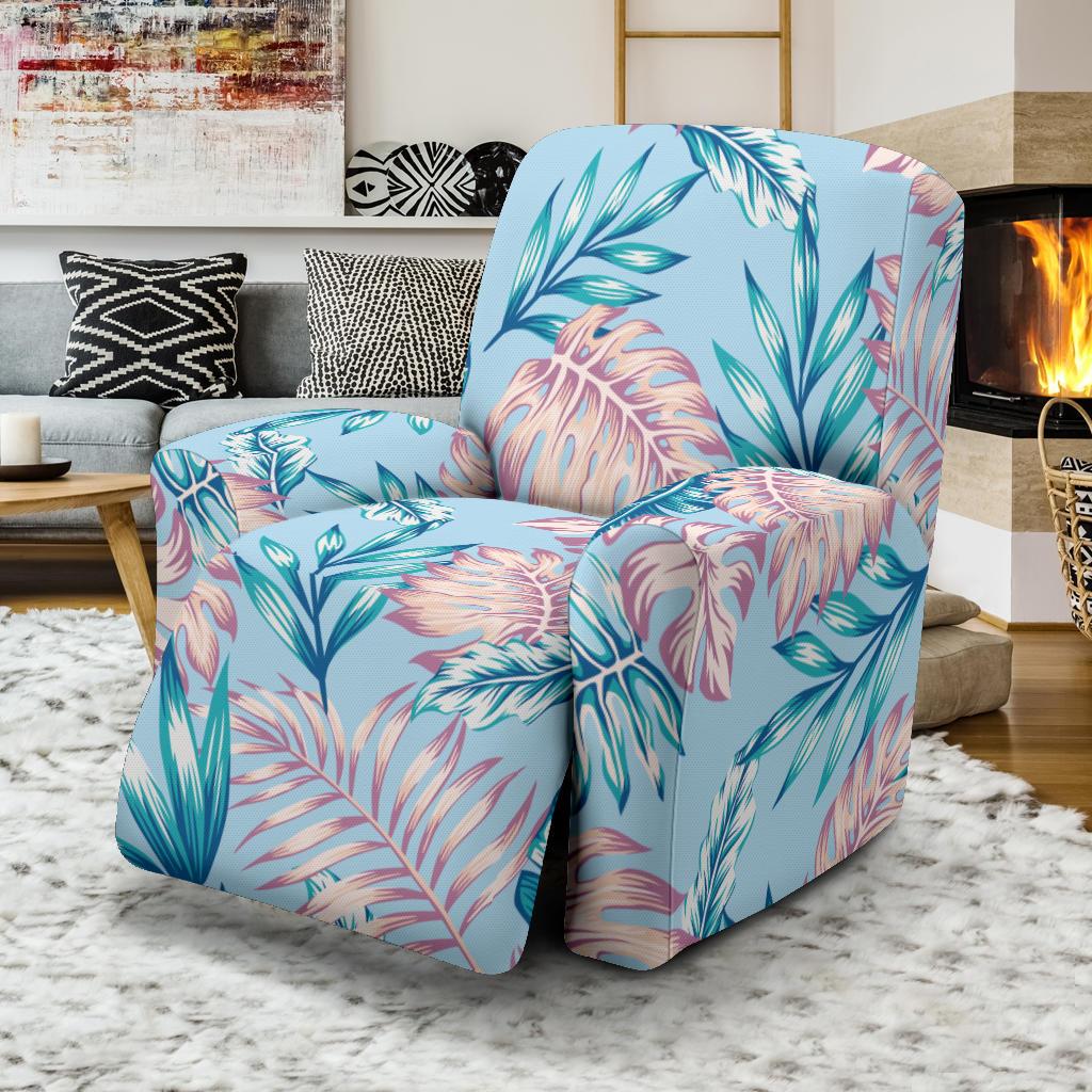 Tropical Flower Pattern Print Design TF01 Recliner Slipcover-JORJUNE.COM