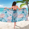 Tropical Flower Pattern Print Design TF01 Sarong Pareo Wrap-JORJUNE.COM