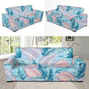 Tropical Flower Pattern Print Design TF01 Sofa Slipcover-JORJUNE.COM