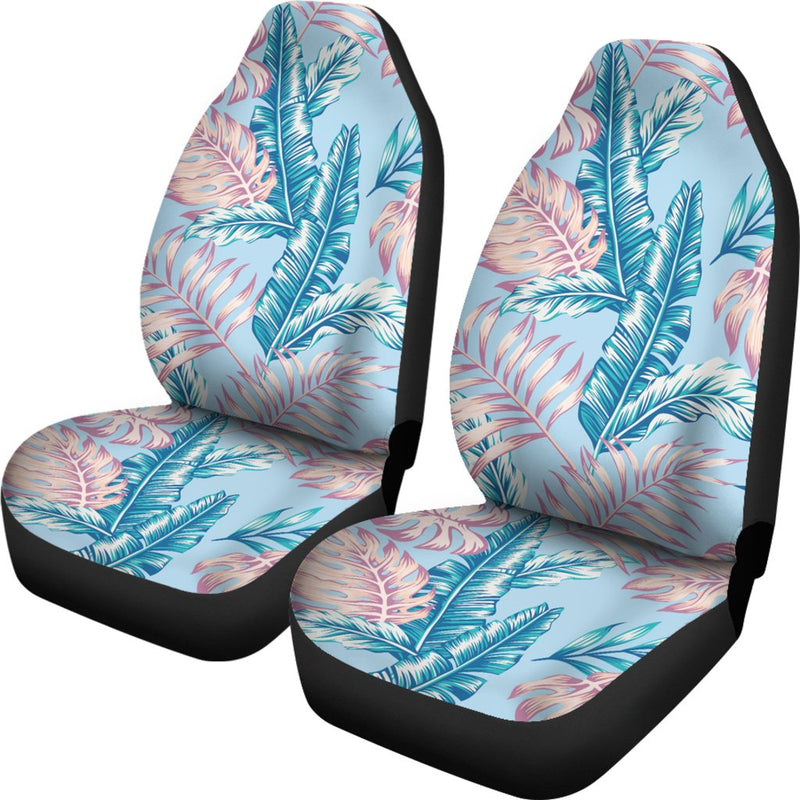 Tropical Flower Pattern Print Design TF01 Universal Fit Car Seat Covers-JorJune