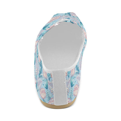 Tropical Flower Pattern Print Design TF01 Women Casual Shoes-JorJune.com