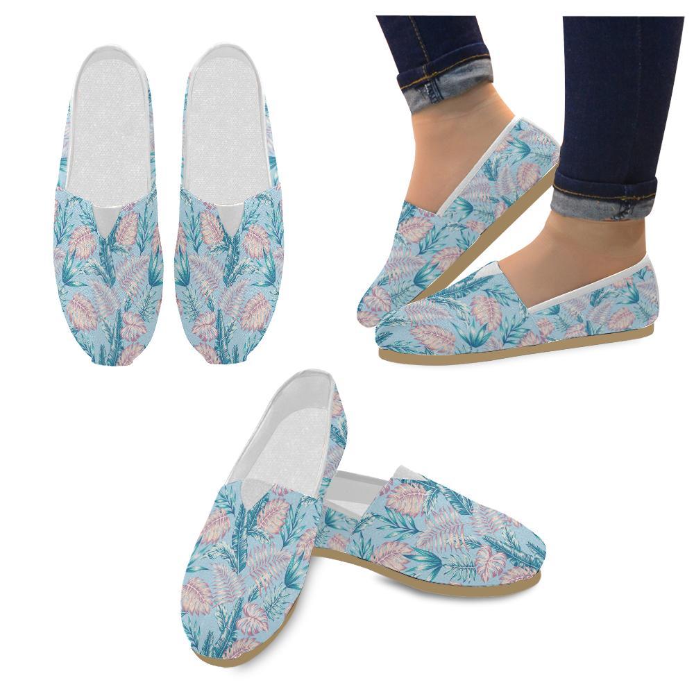 Tropical Flower Pattern Print Design TF01 Women Casual Shoes-JorJune.com