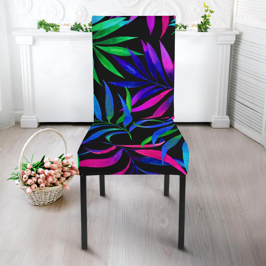 Tropical Flower Pattern Print Design TF010 Dining Chair Slipcover-JORJUNE.COM