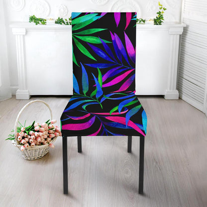 Tropical Flower Pattern Print Design TF010 Dining Chair Slipcover-JORJUNE.COM