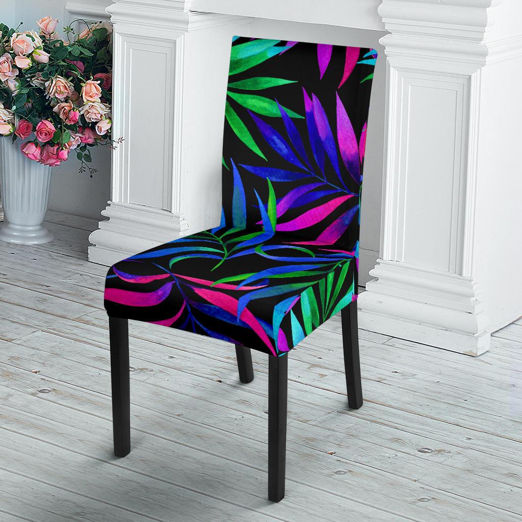 Tropical Flower Pattern Print Design TF010 Dining Chair Slipcover-JORJUNE.COM