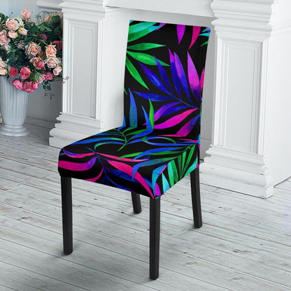 Tropical Flower Pattern Print Design TF010 Dining Chair Slipcover-JORJUNE.COM
