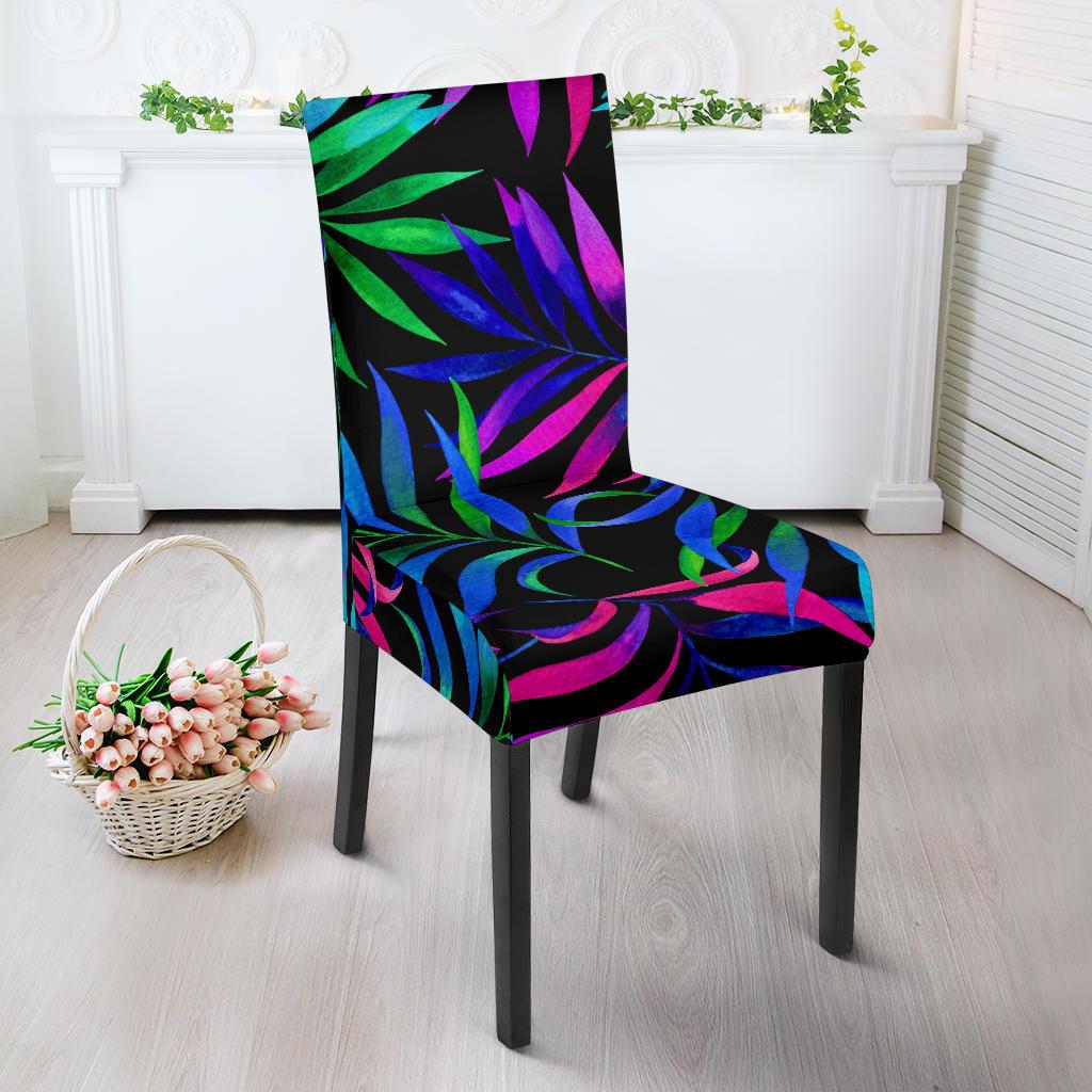 Tropical Flower Pattern Print Design TF010 Dining Chair Slipcover-JORJUNE.COM