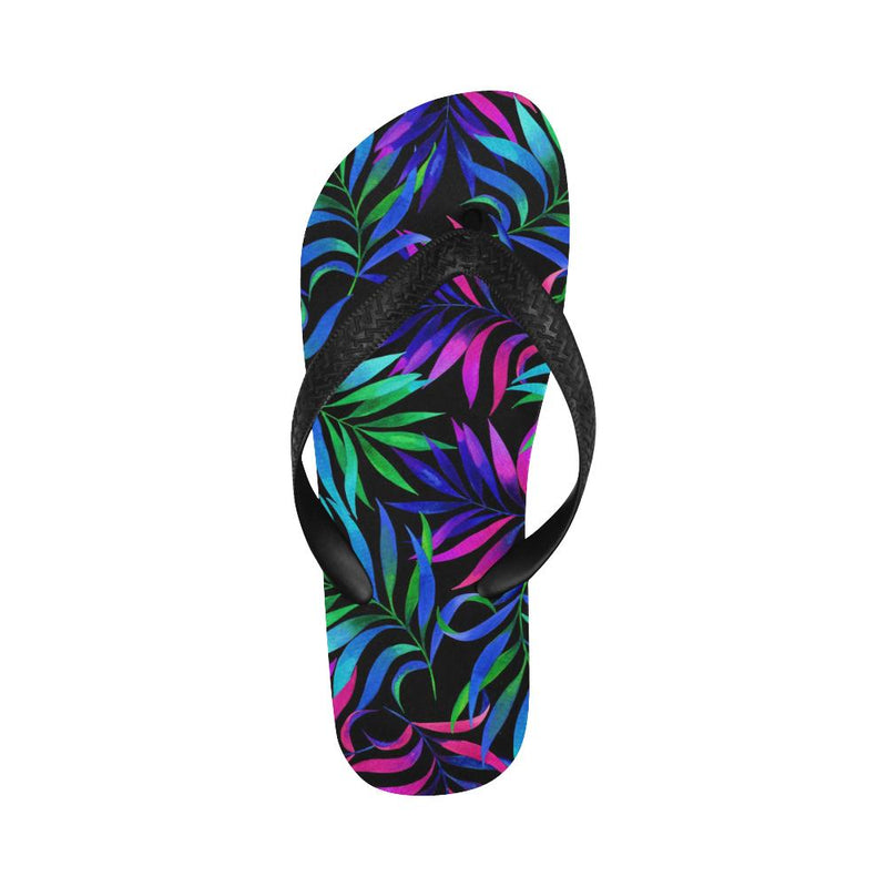 Tropical Flower Pattern Print Design TF010 Flip Flops-JorJune