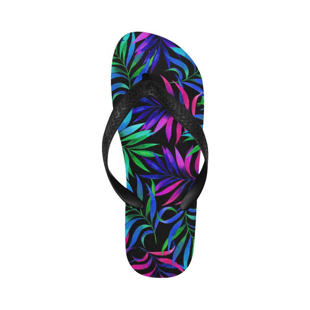 Tropical Flower Pattern Print Design TF010 Flip Flops-JorJune