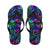 Tropical Flower Pattern Print Design TF010 Flip Flops-JorJune