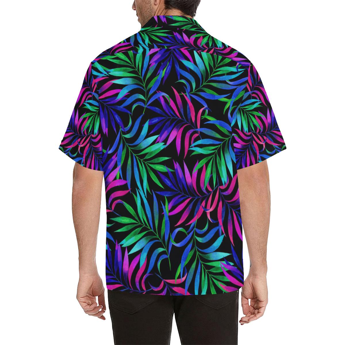 Tropical Flower Pattern Print Design TF010 Men Hawaiian Shirt-JorJune