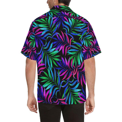 Tropical Flower Pattern Print Design TF010 Men Hawaiian Shirt-JorJune