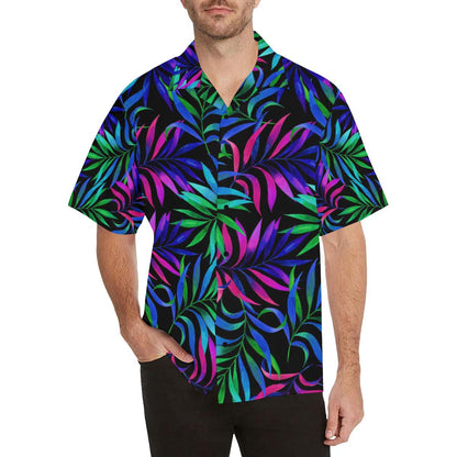 Tropical Flower Pattern Print Design TF010 Men Hawaiian Shirt-JorJune